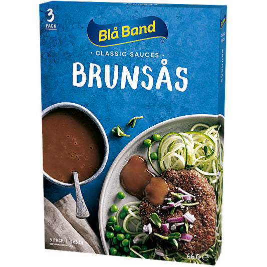 Brunsås 3-pack Blå Band. 3 PACK.