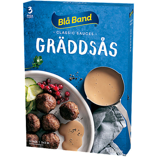 Gräddsås 3-pack Blå Band. 3 PACK.