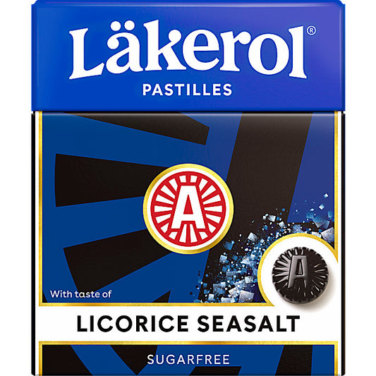 Halstabletter Lakrits & havssalt Läkerol. 25g.