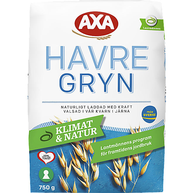 Havregryn Svensk AXA. 750 g.