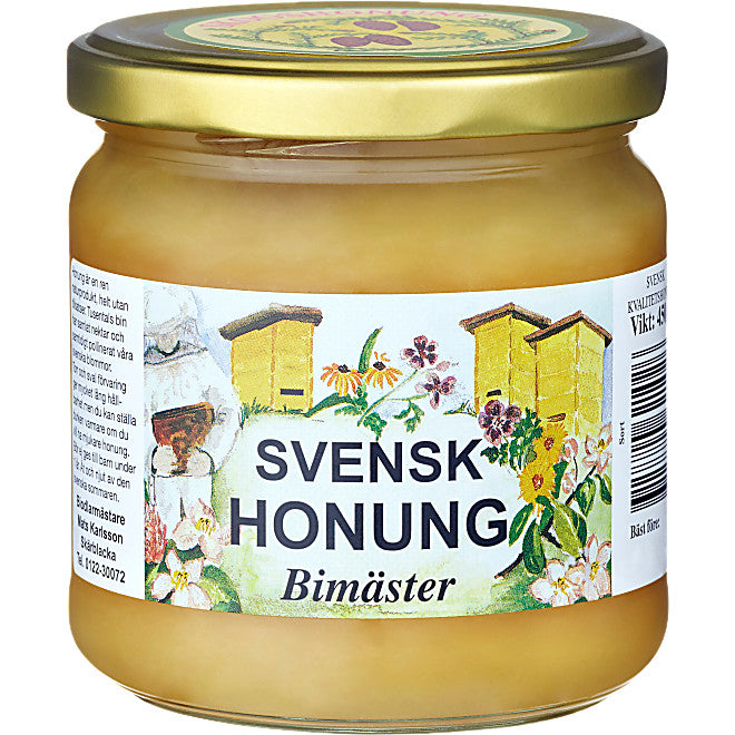 Skogshonung Svensk Bimäster. 450g.